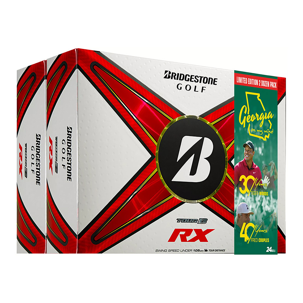 Bridgestone Tour B RX White Golf Balls - Double Dozen - Maple Hill